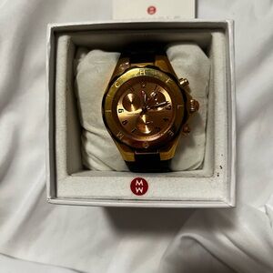 Michele gold watch. Unisex